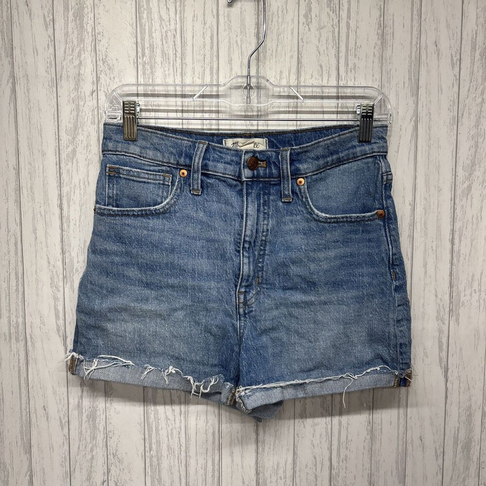 Womens Size 27 Madewell Hirise Denim Shorts EUC